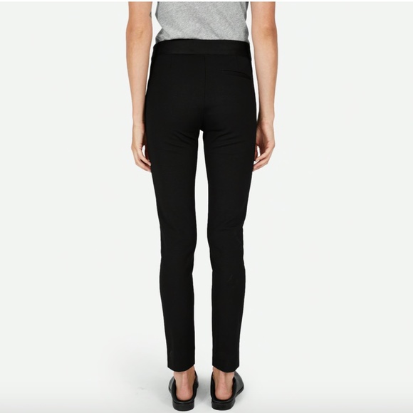 EVERLANE The Stretch Ponte Skinny Pants Black 8 - Picture 5 of 12